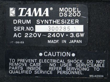 Tama-DS200 Drum Synthesizer